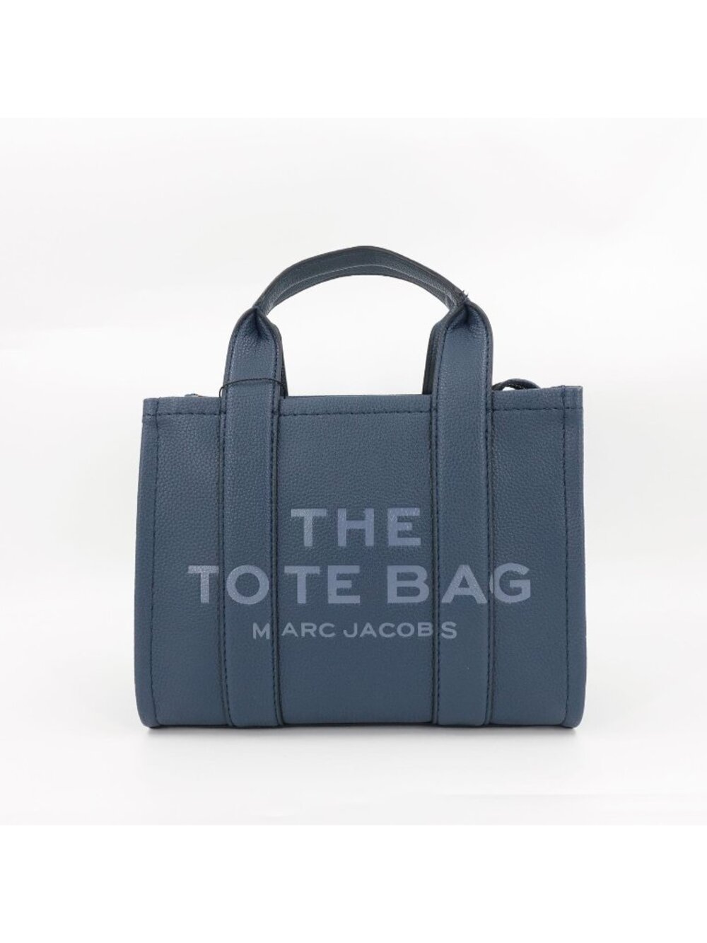 Marc Jacobs Women's The Small Leather Tote Bag Traveler Blue Sea OS